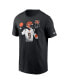 ფოტო #3 პროდუქტის Men's Joe Burrow Black Cincinnati Bengals Player Graphic T-shirt