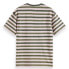 SCOTCH & SODA Washed Yarn Dye Stripe short sleeve T-shirt