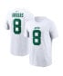 ფოტო #2 პროდუქტის Big Boys Aaron Rodgers White New York Jets Legacy Player Name and Number T-shirt