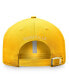 ფოტო #2 პროდუქტის Branded Women's Gold Nashville Predators Fundamental Two-Hit Adjustable Hat