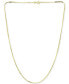 ფოტო #1 პროდუქტის Square Snake Link 16" Chain Necklace in 18k Gold-Plated Sterling Silver, Created for Macy's