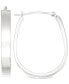 Фото #1 товара Серьги Macy's Polished Pear-Shape Hoop