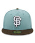 Фото #4 товара Men's Light Blue, Brown San Francisco Giants 2002 World Series Beach Kiss 59FIFTY Fitted Hat