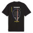 Фото #2 товара Puma Graphics Torneo Crew Neck Short Sleeve T-Shirt Mens Black Casual Tops 62404