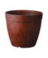 ArtStone (246462) Round Dolce Planter, Rust 12"
