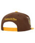 Фото #2 товара Men's Brown, Gold Boston Bruins 100th Anniversary Collection 60th Anniversary Snapback Hat