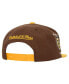 ფოტო #2 პროდუქტის Men's Brown, Gold Boston Bruins 100th Anniversary Collection 60th Anniversary Snapback Hat