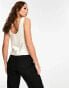 ASOS DESIGN scoop neck cami in satin in cream 32 - фото #6