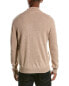Фото #2 товара Пуловер из кашемира Magaschoni Tipped для мужчин цвета беж и фланельного S