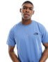 Фото #1 товара The North Face Simple Dome logo t-shirt in blue