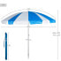 AKTIVE Twister Ø220cm UV50 beach umbrella with inclinable mast