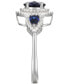 ფოტო #7 პროდუქტის Sapphire (1-1/2 ct. t.w.) & Diamond (1/3 ct. t.w.) Statement Ring in 14k Gold (Also in Emerald)