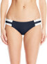Фото #1 товара Seafolly 188686 Womens Full Coverage Hipster Bottom Swimsuit Indigo Size 10