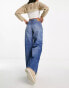 Weekday Ample low rise baggy jeans in novel blue