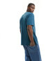 Фото #4 товара ASOS DESIGN essential heavyweight relaxed t-shirt 240gsm in turquoise