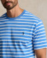 Фото #3 товара Men's Big & Tall Striped Cotton Jersey T-Shirt