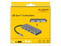 Delock 87743 - USB 3.2 Gen 1 (3.1 Gen 1) Type-C - HDMI - USB 2.0 - USB 3.2 Gen 1 (3.1 Gen 1) Type-A - USB 3.2 Gen 1 (3.1 Gen 1) Type-C - MicroSD (TransFlash) - MicroSDHC - MicroSDXC - SD - SDHC - SDXC - 3840 x 2160 pixels - Grey - Metal