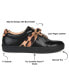 ფოტო #8 პროდუქტის Women's Abrina Bow Detail Slip On Sneakers