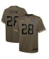 Фото #1 товара Big Boys Jonathan Taylor Olive Indianapolis Colts 2022 Salute To Service Player Limited Jersey