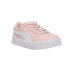 Фото #2 товара Puma Carina Ac Lace Up Infant Girls Pink Sneakers Casual Shoes 373604-33