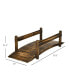 Фото #10 товара Charming Wooden Bridge Planter with Handrails for Garden Decor and Plant Growth