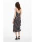 ფოტო #4 პროდუქტის Women's Midi dress with ruffles