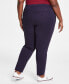 ფოტო #2 პროდუქტის Plus Size Ponte Straight Leg Pants