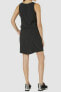 Fig 258567 Women's Black Jul Scoop Neck Sleeveless Shift Dress Size Medium