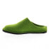 Фото #3 товара Haflinger Soft 311010-36H Womens Green Canvas Slip On Clogs Slippers Shoes