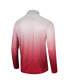Фото #4 товара Men's White, Red Maryland Terrapins Laws of Physics Quarter-Zip Windshirt