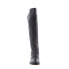Bed Stu Kathleen F393027 Womens Black Leather Zipper Knee High Boots