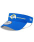 ფოტო #1 პროდუქტის Men's Royal Los Angeles Rams 2023 NFL Training Camp Adjustable Visor