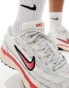 Nike P-6000 trainer in off white with pink detail