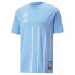 Puma Mcfc Ftblculture Crew Neck Short Sleeve T-Shirt Mens Blue Casual Tops 76779