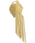 ფოტო #1 პროდუქტის 14k Gold-Plated Textured Chain Multi-Strand Statement Bracelet