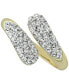 ფოტო #2 პროდუქტის Cubic Zirconia Bypass Ring, Created for Macy's