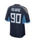 Men's Jevon Kearse Navy Tennessee Titans Game Retired Player Jersey