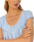 Women's Round-Neck Cap-Sleeve Waltz Nightgown