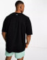 ASOS 4505 Icon oversized training t-shirt in black Черный, XS - Chest 36 - фото #2