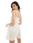 Фото #4 товара Rhythm classic shirred beach midi dress in white