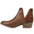 Фото #3 товара Circle G by Corral Q5016 Copper Cutout Round Toe Cowboy Booties Womens Size 6.5