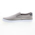 Фото #10 товара Lugz Clipper MCLIPRC-0435 Mens Gray Canvas Slip On Lifestyle Sneakers Shoes