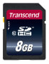 Фото #3 товара Transcend SD Card SDXC/SDHC Class 10 8GB - 8 GB - SDHC - Class 10 - NAND - 30 MB/s - Black