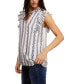 ფოტო #2 პროდუქტის Printed Leno Gauze Flutter SLV Top