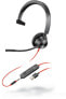 Фото #2 товара Poly Blackwire 3315 - Headset - Head-band - Calls & Music - Black - Monaural - PTT,Play/pause,Track ,Volume +,Volume -