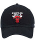 Фото #1 товара Men's Black Chicago Bulls Team Clean Up Adjustable Hat