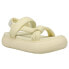 Фото #2 товара Puma Suede Mayu Summer Platform Womens Off White Casual Sandals 383379-03