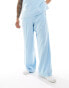 Фото #2 товара ASOS DESIGN high waist flare suit trousers in cornflower blue