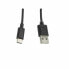 Фото #1 товара Кабель USB A 2.0 — USB C Lanberg CA-USBO-10CC-0010-BK Чёрный Разноцветный 1 m