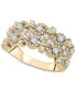 ფოტო #1 პროდუქტის Diamond Swirl Cluster Statement Ring (1 ct. t.w.) in 14k Gold, Created for Macy's